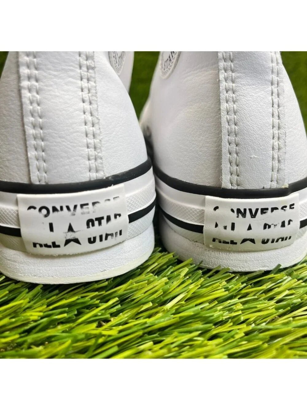 Converse CTAS EVA Lift Platform Hi Boys Size 4.5Y White Athletic Shoes Sneakers